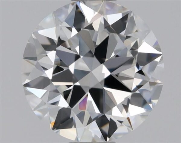 0.7 Carat, Natural White, Round Diamond ~ E Colour, VVS1 Clarity