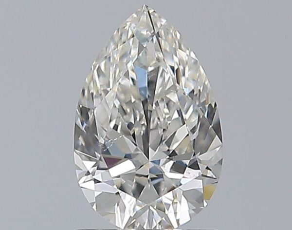 1.01 Carat, Natural White, Pear Diamond ~ G Colour, SI1 Clarity