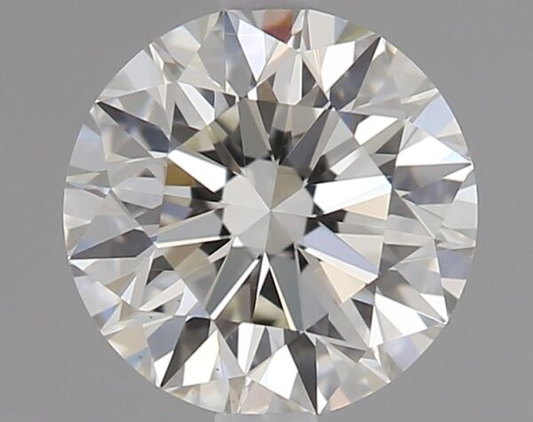 0.8 Carat, Natural White, Round Diamond ~ I Colour, VVS2 Clarity