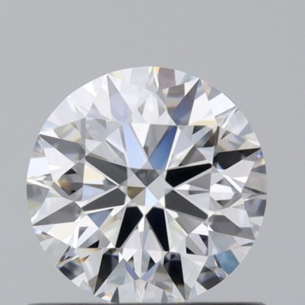 0.61 Carat, Natural White, Round Diamond ~ D Colour, VVS1 Clarity