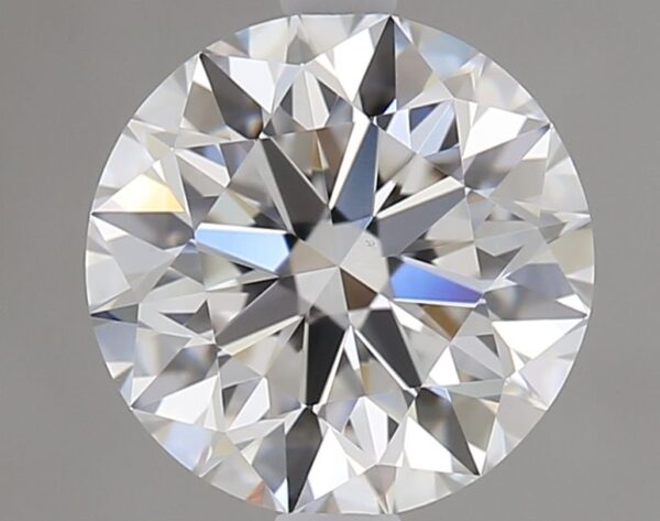 1.07 Carat, Natural White, Round Diamond ~ E Colour, VS1 Clarity