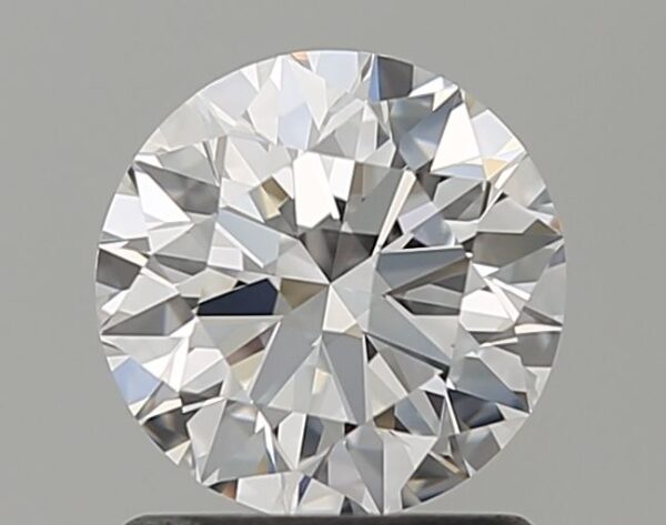 1.12 Carat, Natural White, Round Diamond ~ D Colour, VVS2 Clarity