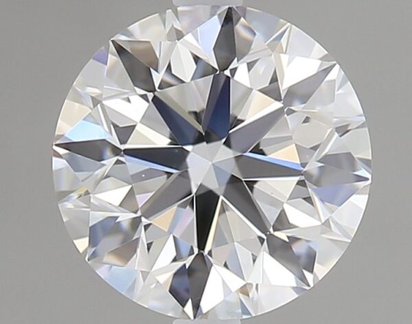 1.07 Carat, Natural White, Round Diamond ~ D Colour, VS2 Clarity