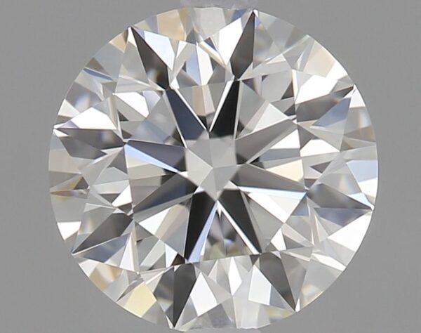 0.9 Carat, Natural White, Round Diamond ~ I Colour, VVS2 Clarity