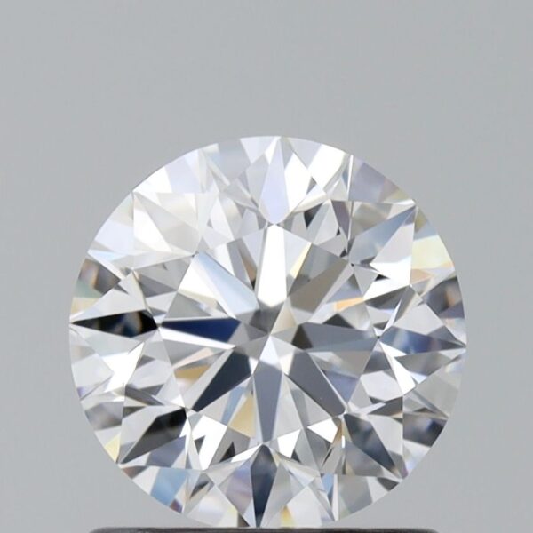 0.92 Carat, Natural White, Round Diamond ~ D Colour, VVS1 Clarity