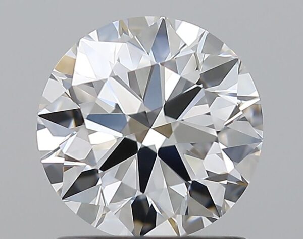 1.22 Carat, Natural White, Round Diamond ~ E Colour, VVS2 Clarity