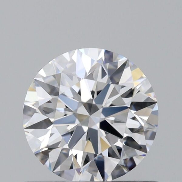 0.57 Carat, Natural White, Round Diamond ~ E Colour, VS1 Clarity