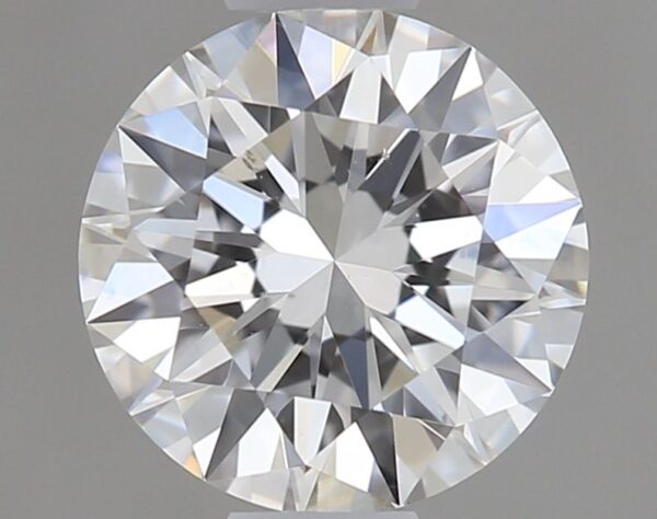 0.55 Carat, Natural White, Round Diamond ~ E Colour, SI1 Clarity