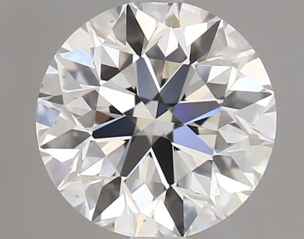 0.9 Carat, Natural White, Round Diamond ~ H Colour, VS2 Clarity