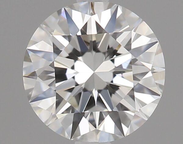 0.7 Carat, Natural White, Round Diamond ~ H Colour, VVS2 Clarity