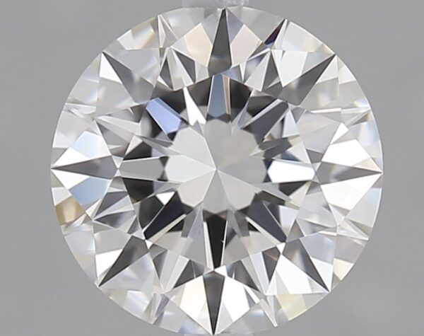 1.01 Carat, Natural White, Round Diamond ~ F Colour, VVS2 Clarity