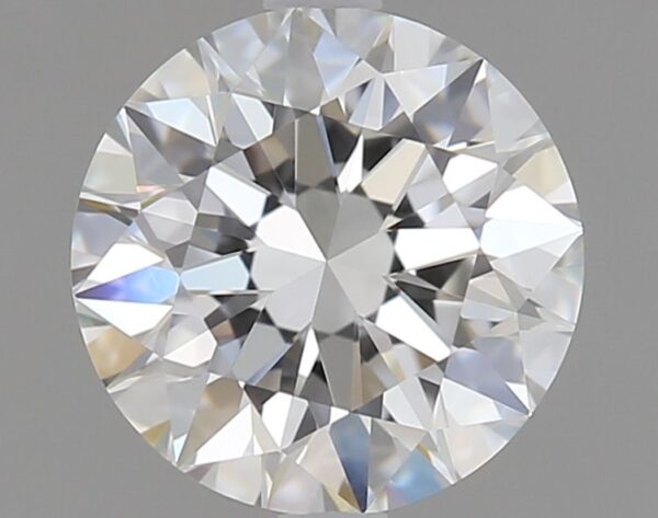 0.9 Carat, Natural White, Round Diamond ~ E Colour, IF Clarity