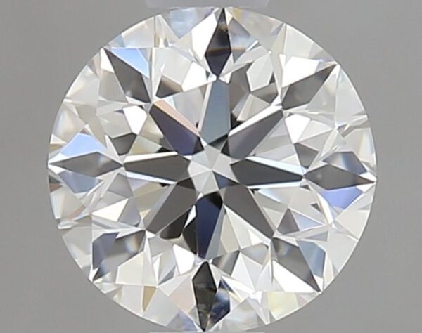 0.7 Carat, Natural White, Round Diamond ~ I Colour, VVS2 Clarity