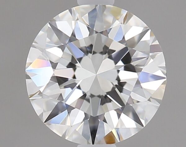 0.7 Carat, Natural White, Round Diamond ~ H Colour, VVS2 Clarity