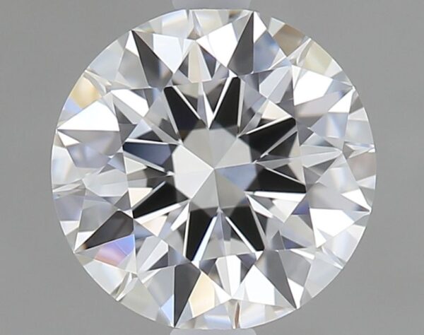 0.9 Carat, Natural White, Round Diamond ~ F Colour, IF Clarity