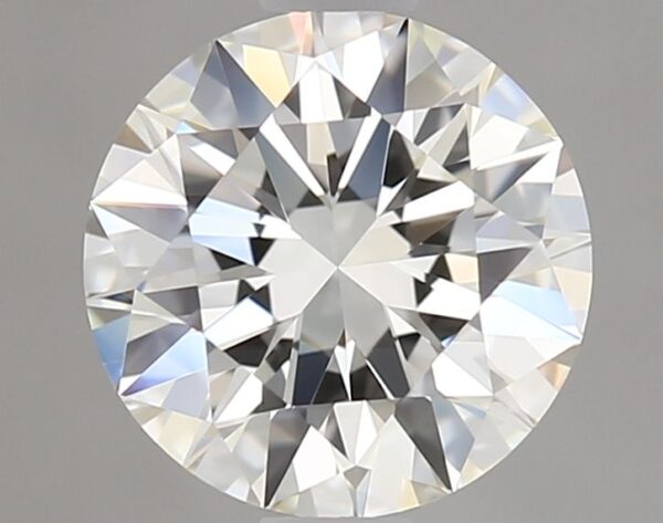 0.9 Carat, Natural White, Round Diamond ~ I Colour, VVS1 Clarity