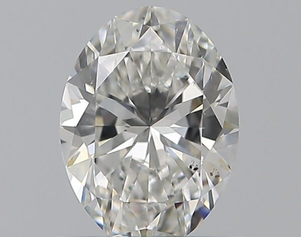 0.7 Carat, Natural White, Oval Diamond ~ G Colour, SI1 Clarity