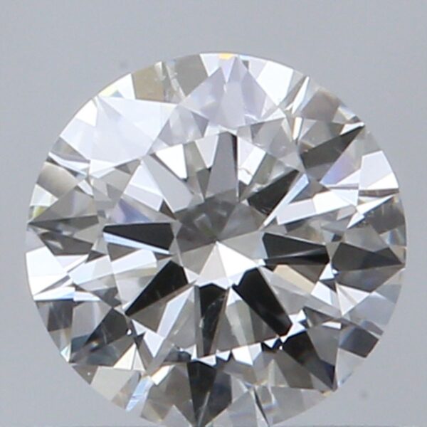 0.5 Carat, Natural White, Round Diamond ~ G Colour, SI1 Clarity