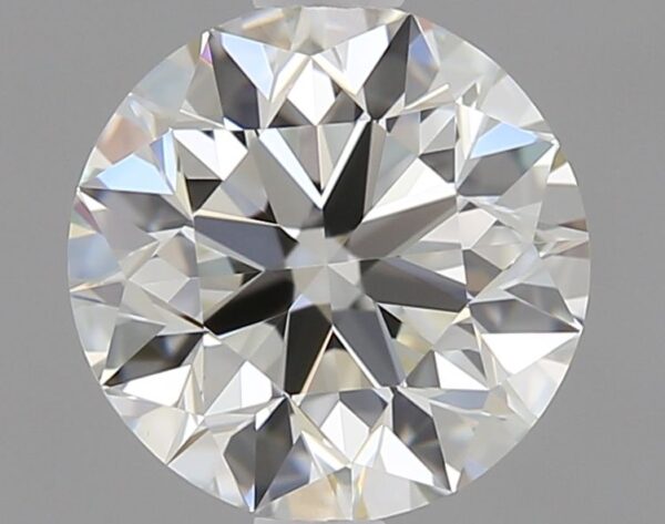 0.9 Carat, Natural White, Round Diamond ~ J Colour, VVS2 Clarity