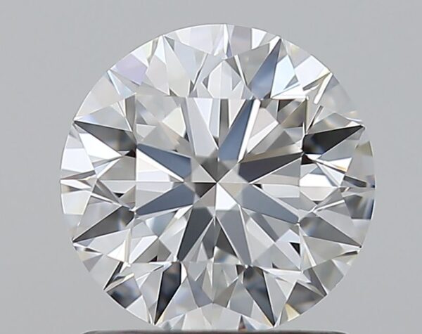 1.2 Carat, Natural White, Round Diamond ~ E Colour, VVS1 Clarity