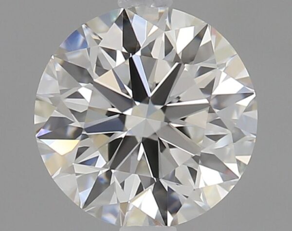 0.7 Carat, Natural White, Round Diamond ~ H Colour, VVS1 Clarity