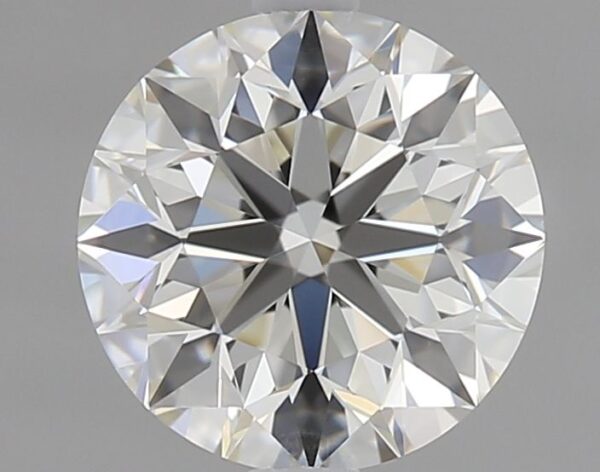 0.9 Carat, Natural White, Round Diamond ~ I Colour, VVS2 Clarity