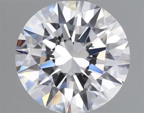 1.87 Carat, Natural White, Round Diamond ~ F Colour, VVS1 Clarity