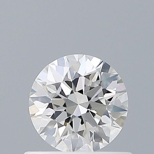 0.5 Carat, Natural White, Round Diamond ~ F Colour, VVS1 Clarity