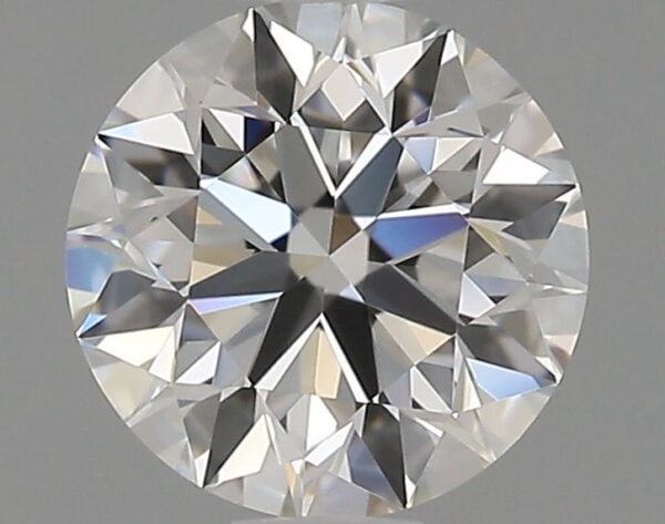 0.63 Carat, Natural White, Round Diamond ~ E Colour, VVS1 Clarity