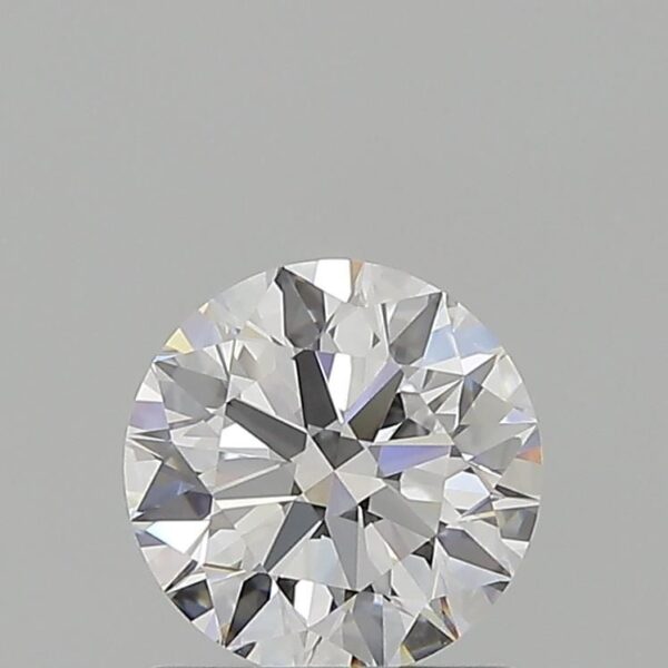 0.9 Carat, Natural White, Round Diamond ~ D Colour, VVS2 Clarity