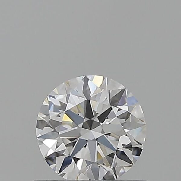 0.5 Carat, Natural White, Round Diamond ~ D Colour, VVS1 Clarity