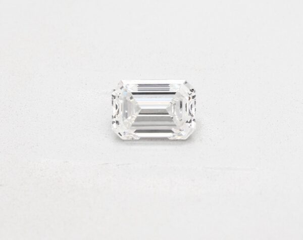 0.79 Carat, Natural White, Emerald Diamond ~ H Colour, VS1 Clarity