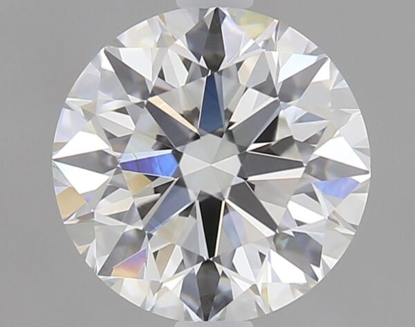 1.06 Carat, Natural White, Round Diamond ~ H Colour, VVS2 Clarity