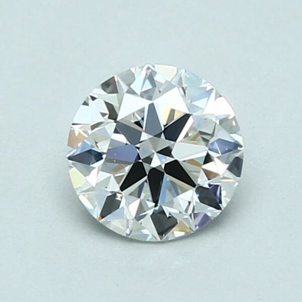 0.9 Carat, Natural White, Round Diamond ~ E Colour, VVS2 Clarity