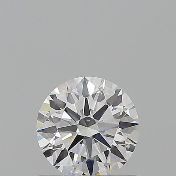 0.56 Carat, Natural White, Round Diamond ~ E Colour, VVS2 Clarity