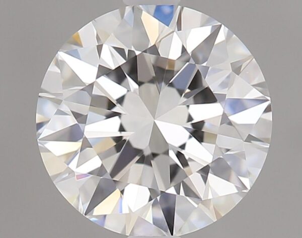 1 Carat, Natural White, Round Diamond ~ F Colour, VVS2 Clarity