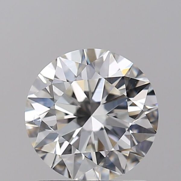 1.29 Carat, Natural White, Round Diamond ~ H Colour, SI1 Clarity