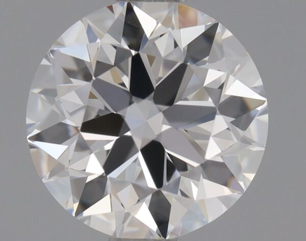 0.9 Carat, Natural White, Round Diamond ~ D Colour, VVS2 Clarity