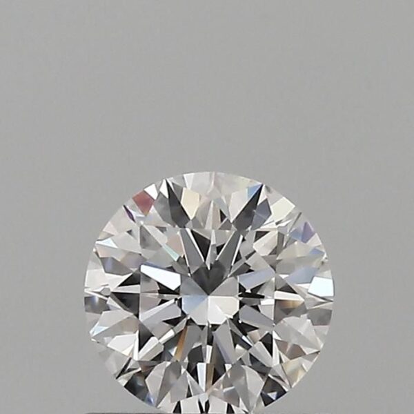 0.56 Carat, Natural White, Round Diamond ~ E Colour, VVS2 Clarity