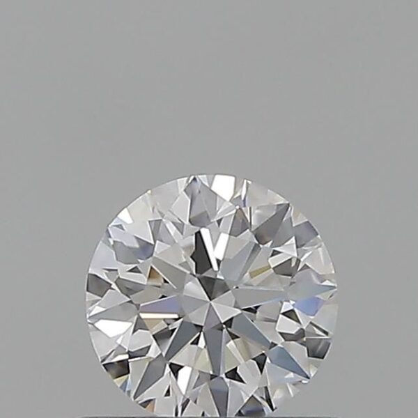 0.5 Carat, Natural White, Round Diamond ~ D Colour, VVS1 Clarity