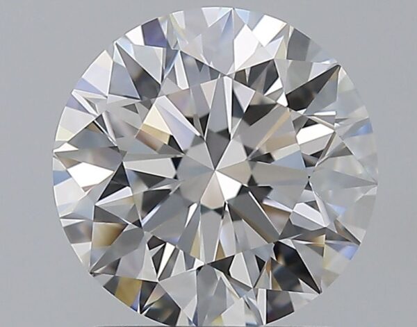 1.8 Carat, Natural White, Round Diamond ~ D Colour, VVS2 Clarity