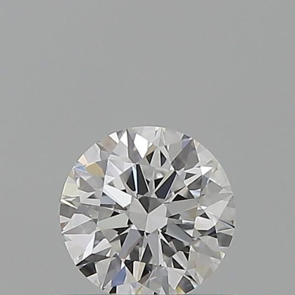 0.5 Carat, Natural White, Round Diamond ~ E Colour, VVS1 Clarity