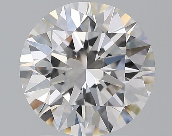 2.06 Carat, Natural White, Round Diamond ~ D Colour, VVS1 Clarity