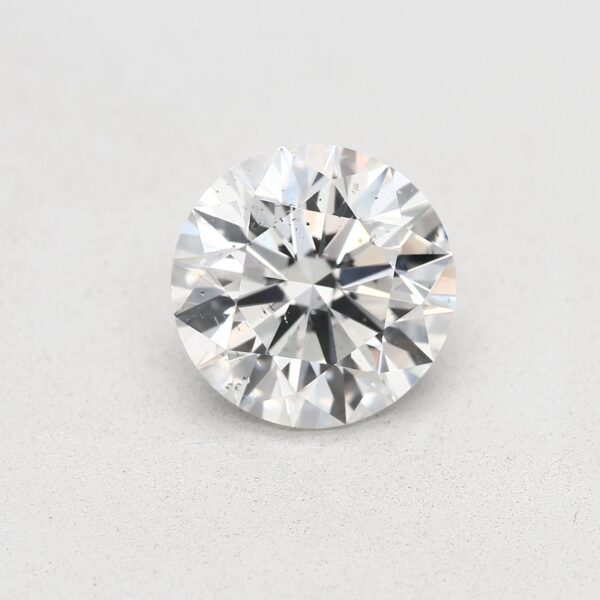 2.37 Carat, Natural White, Round Diamond ~ I Colour, SI1 Clarity