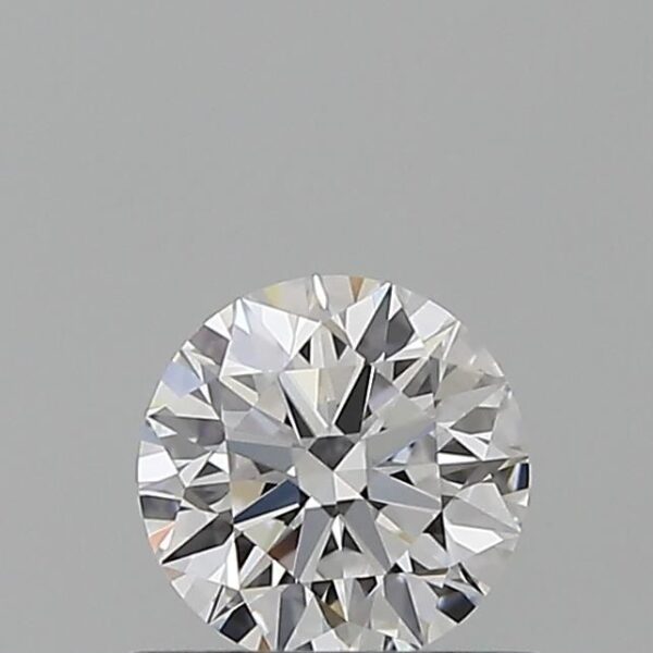 0.51 Carat, Natural White, Round Diamond ~ D Colour, VVS1 Clarity