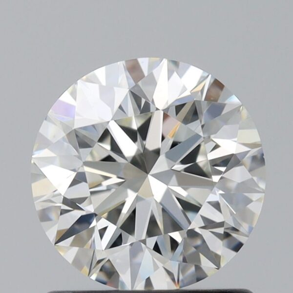 0.96 Carat, Natural White, Round Diamond ~ I Colour, VS1 Clarity