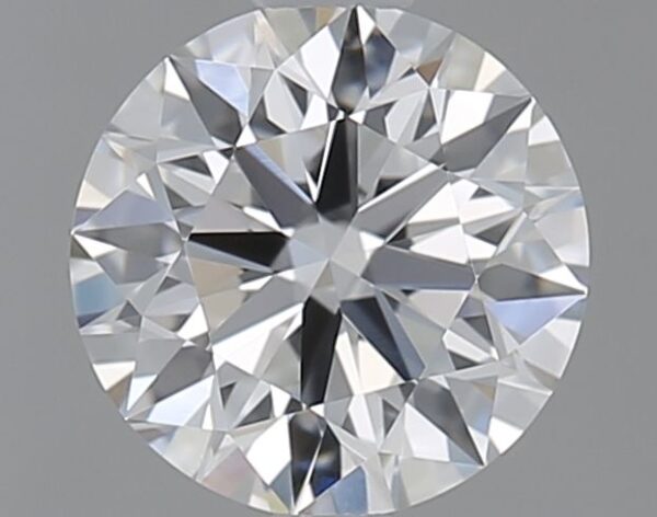 0.65 Carat, Natural White, Round Diamond ~ D Colour, VS1 Clarity