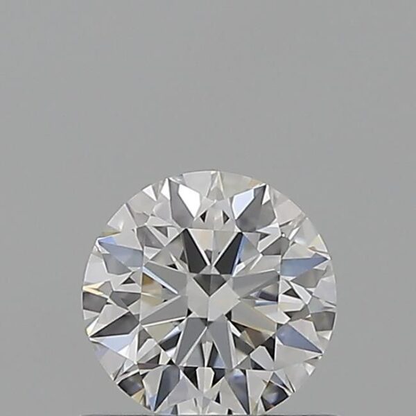 0.55 Carat, Natural White, Round Diamond ~ E Colour, VVS1 Clarity