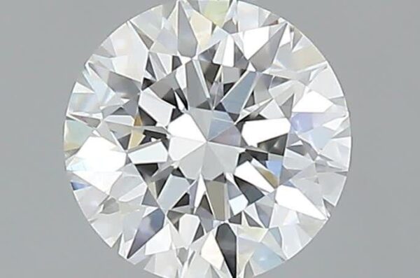 0.54 Carat, Natural White, Round Diamond ~ G Colour, VVS1 Clarity