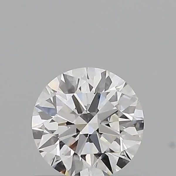 0.52 Carat, Natural White, Round Diamond ~ F Colour, VVS1 Clarity